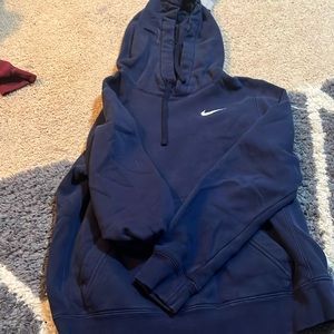 Navy blue nike hoodie